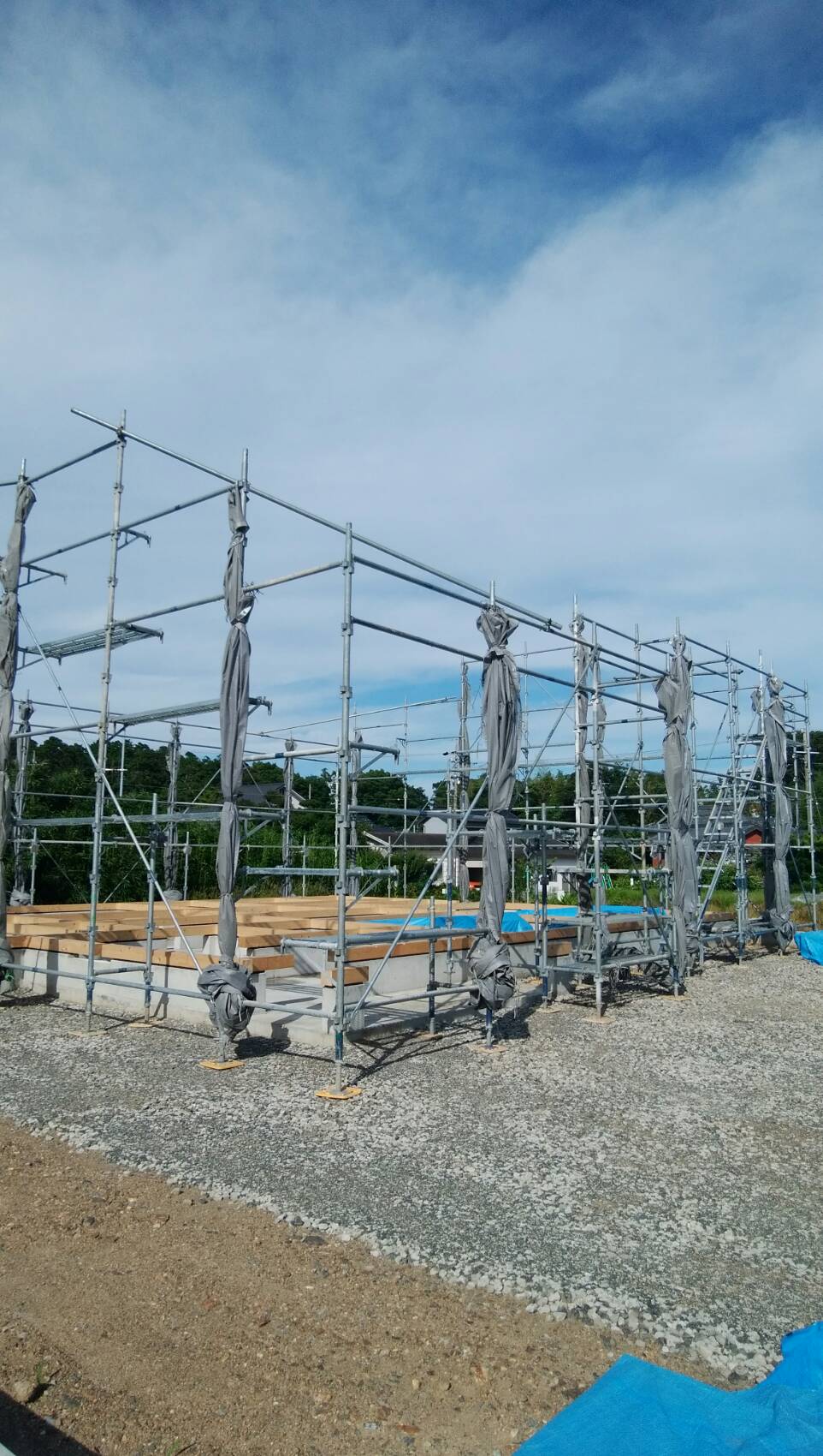 本日はU様邸建方 写真