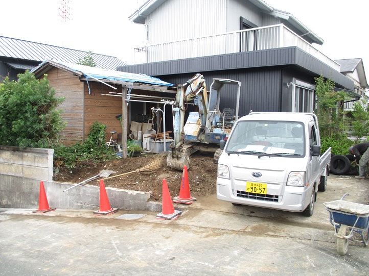 O様邸諸々工事着工 写真