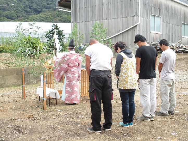 K様邸地鎮祭 写真