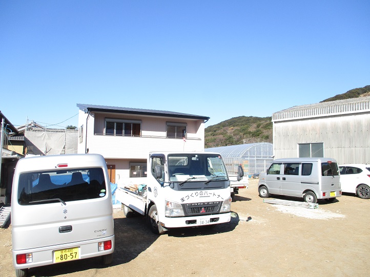 田原市K様邸現場追込作業 写真