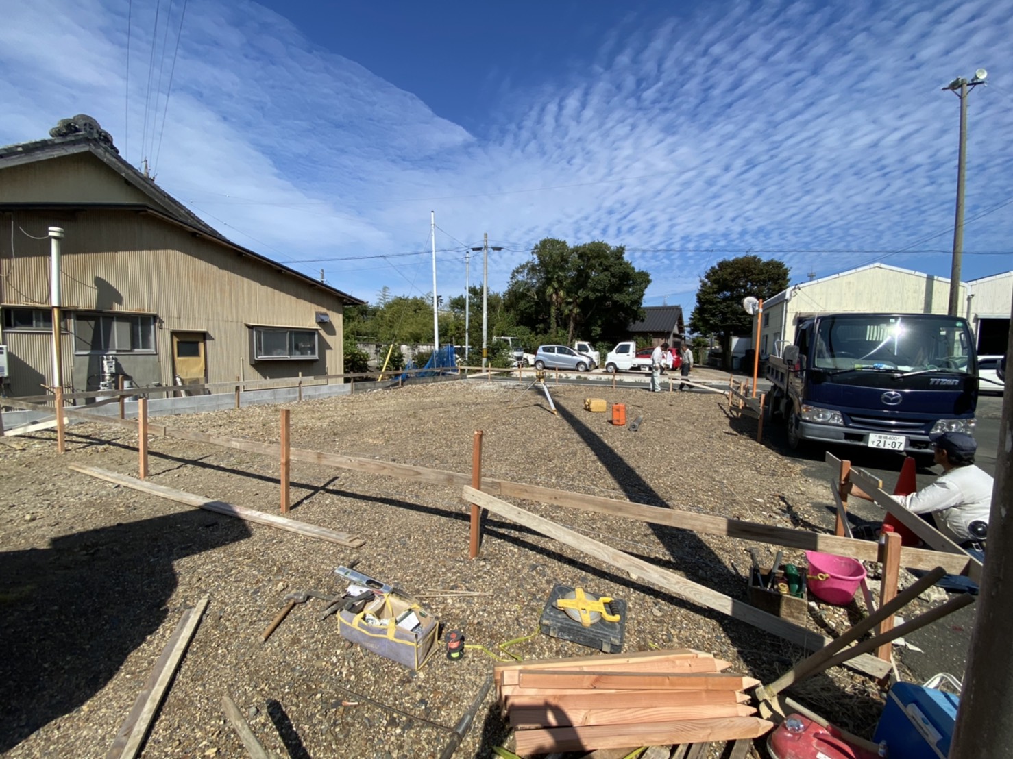 田原市K様邸着工 写真