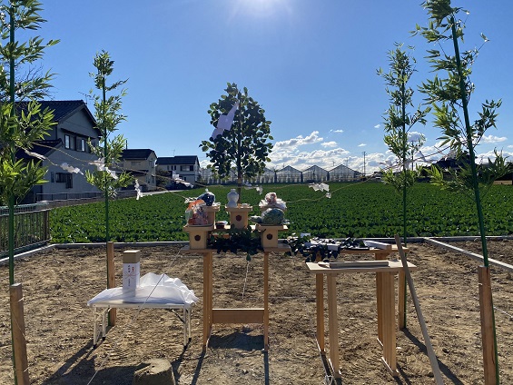 豊橋市K様邸地鎮祭 写真