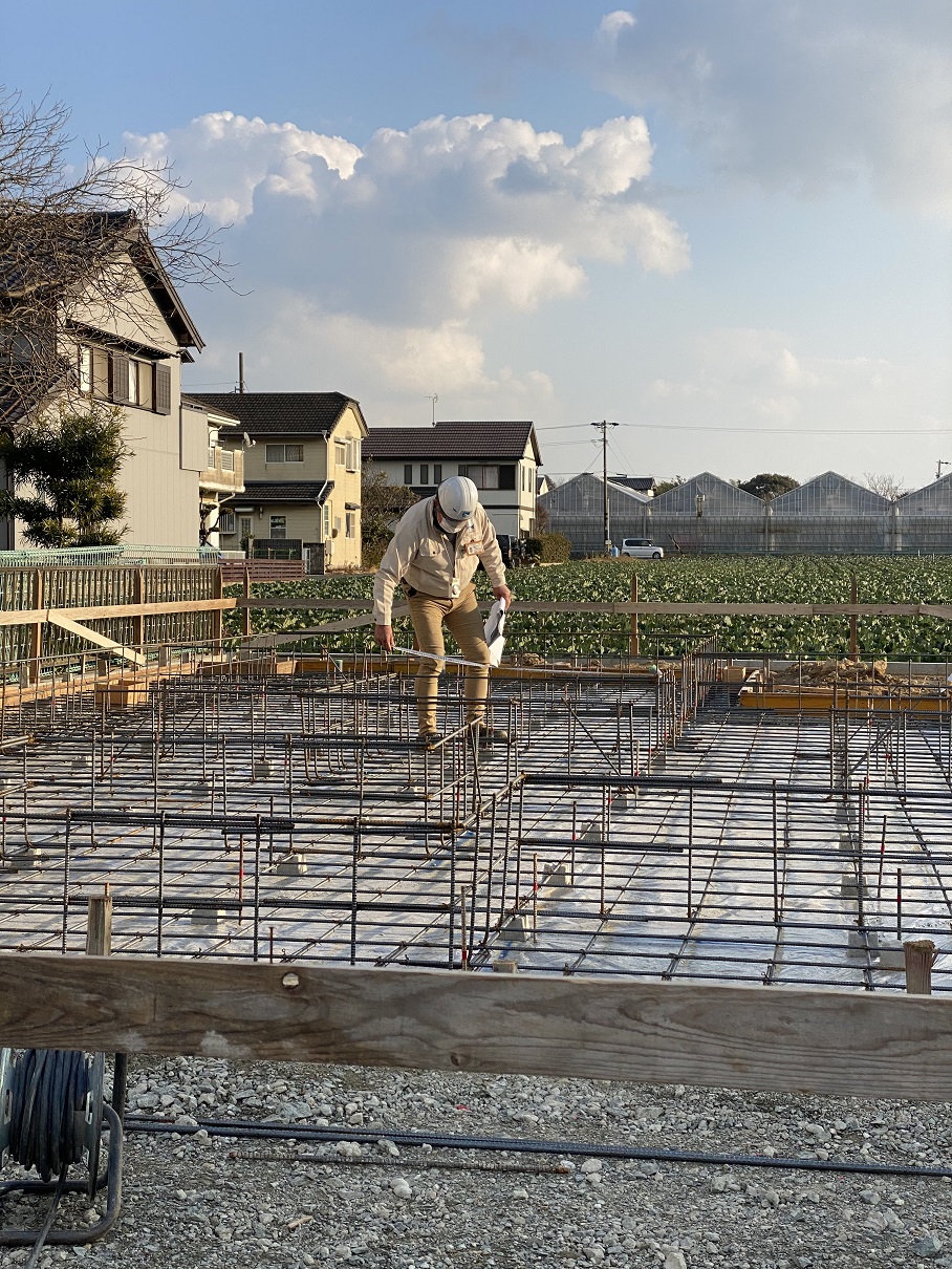 豊橋市K様邸基礎配筋検査 写真