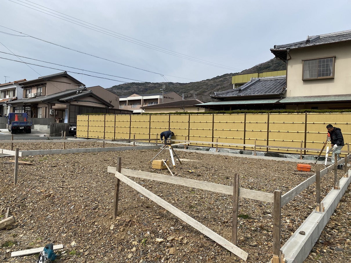 田原市K様邸着工 写真