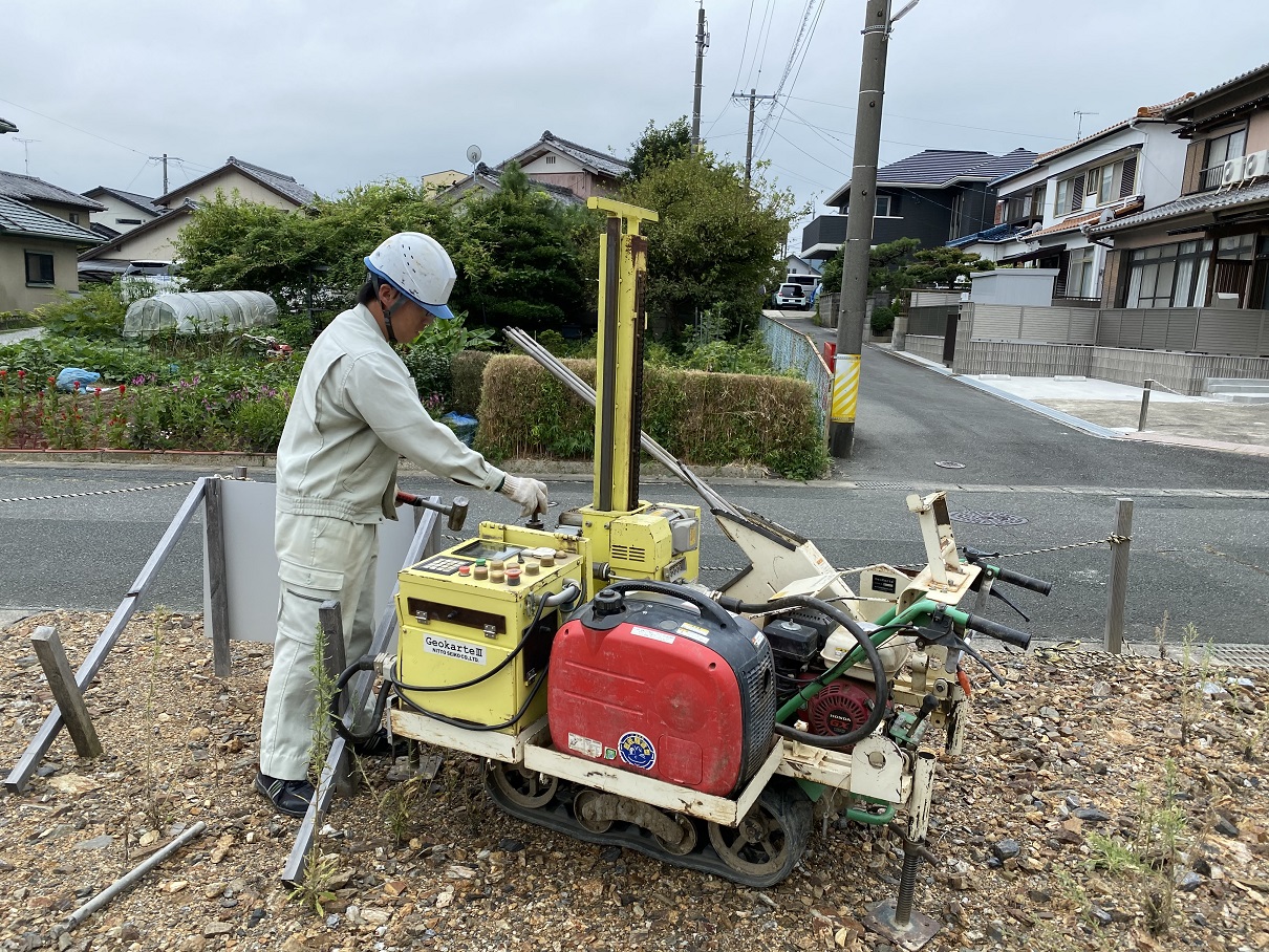 田原市H様邸地盤調査 写真