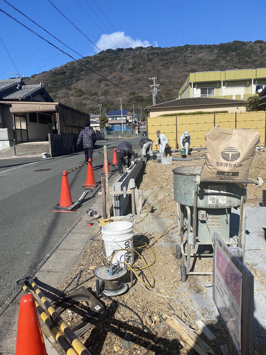 田原市H様邸着工 写真