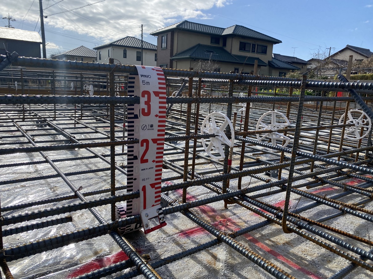 田原市田原町H様邸基礎配筋検査（耐震等級3） 写真