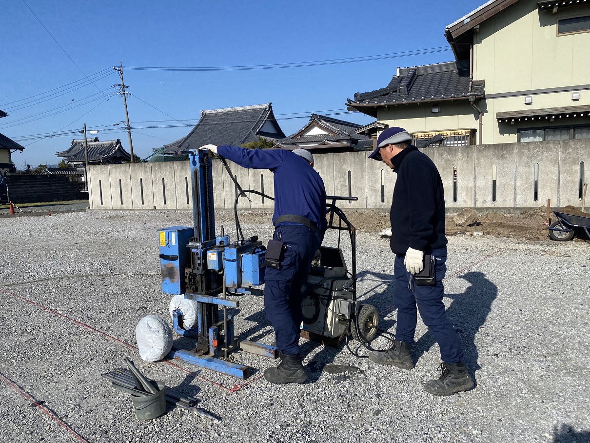 田原市T様邸地盤調査 写真