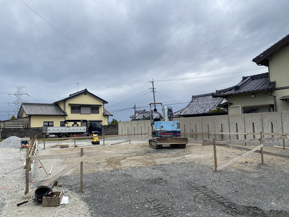 田原市T様邸着工 写真