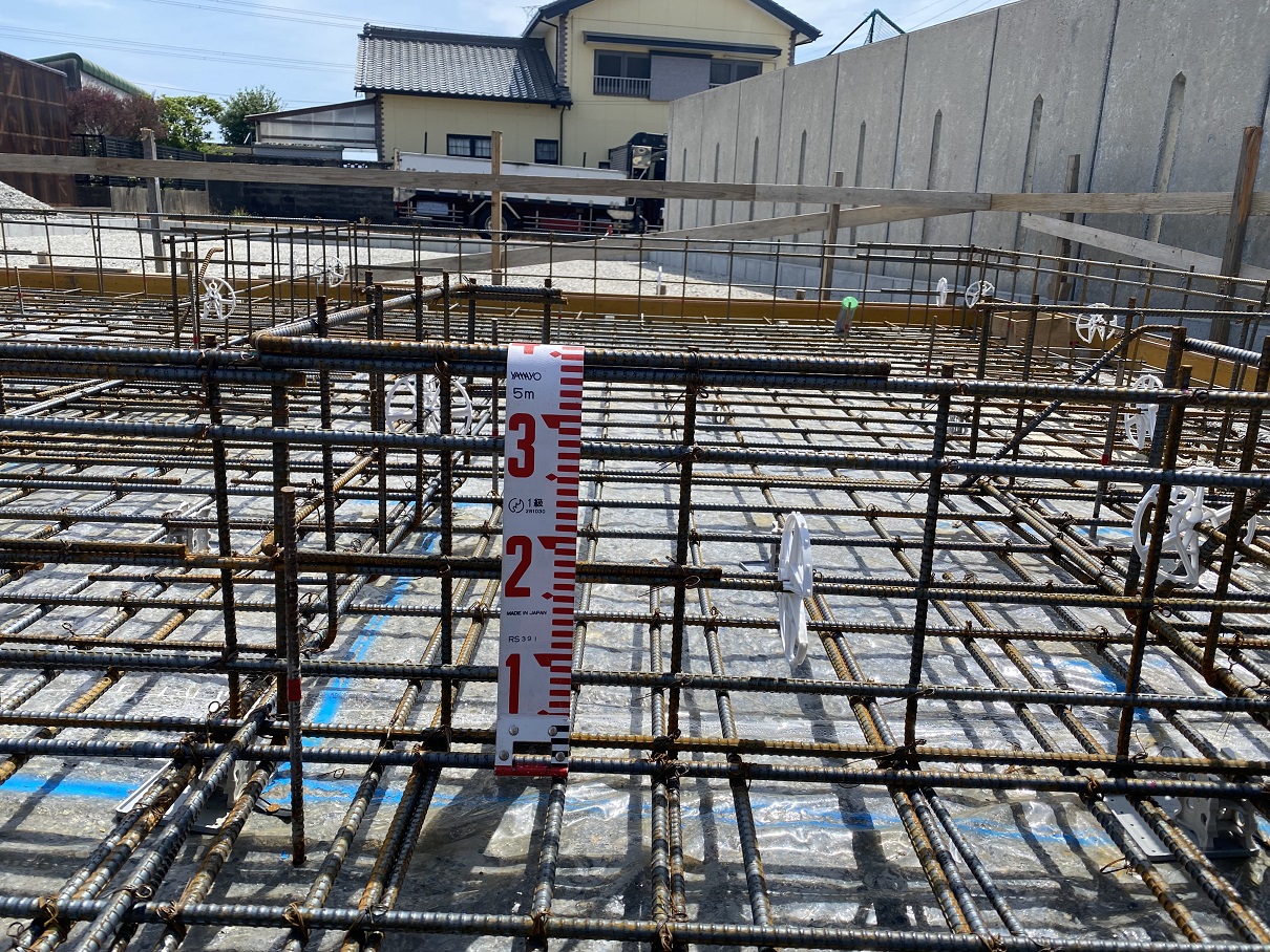 田原市神戸町T様邸配筋検査（耐震等級3） 写真