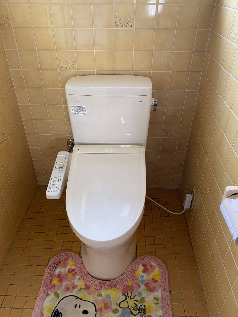 田原市S様邸トイレの便器交換完了 写真