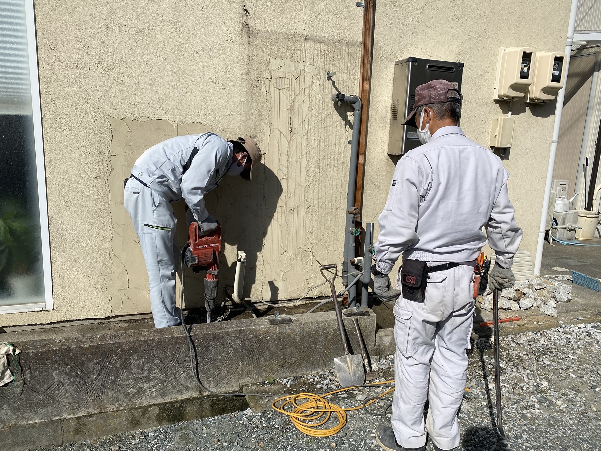 田原市H様邸水道管取替え工事 写真