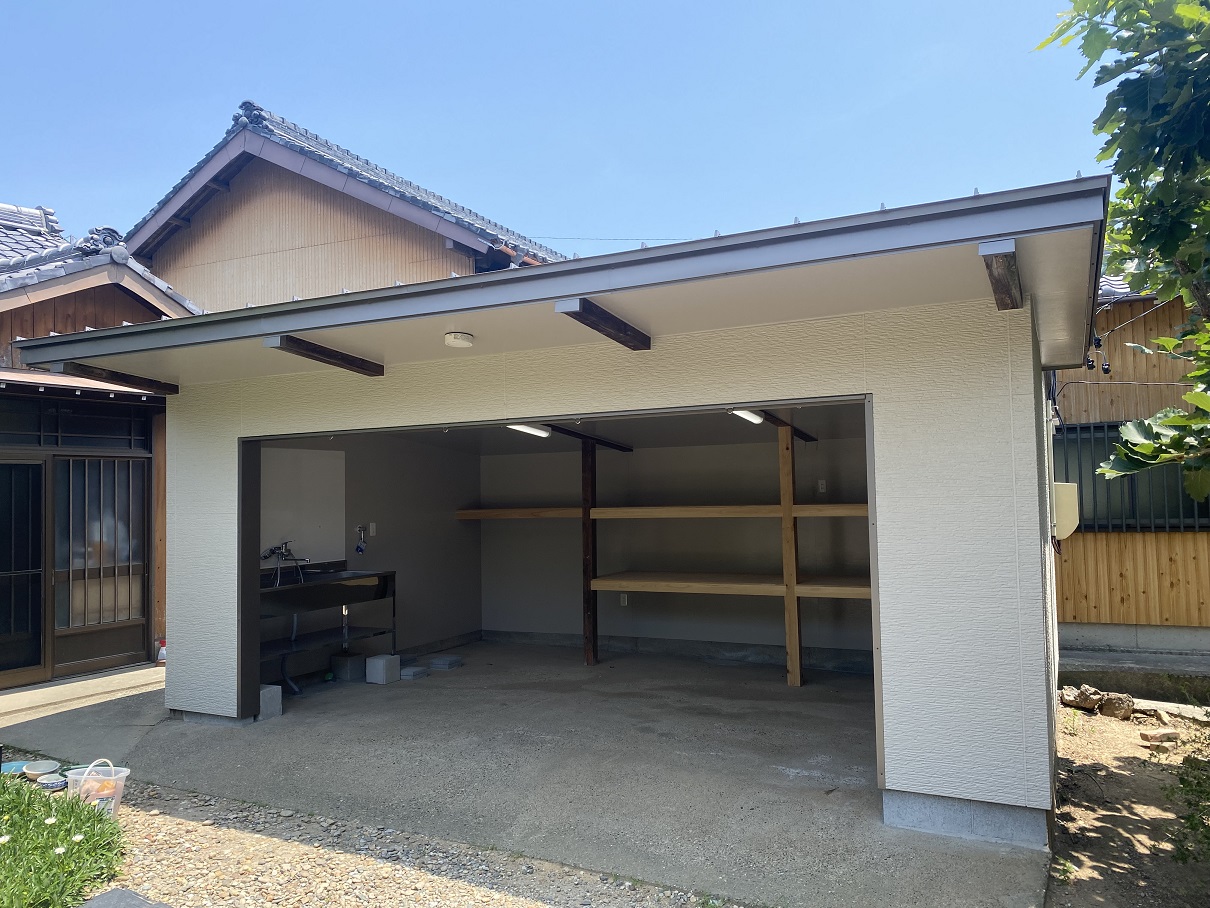 小屋リノベーション施工例をアップしました。 写真