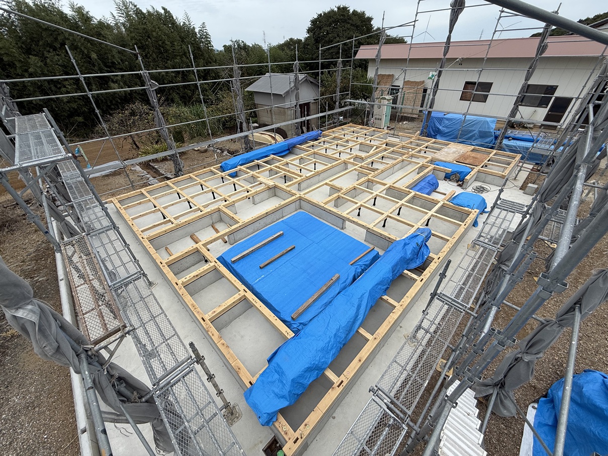 【新築】T様邸建方 写真