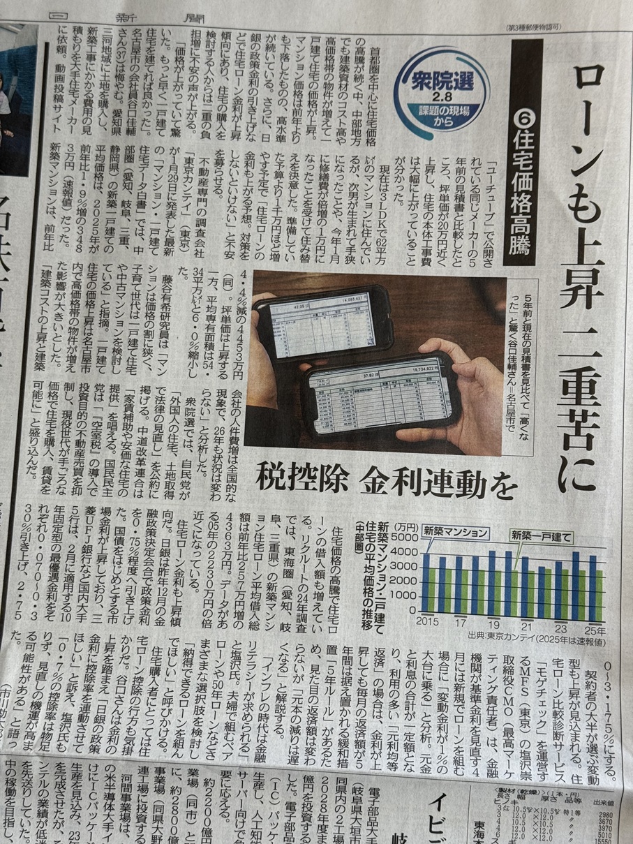 住宅価格高騰 写真