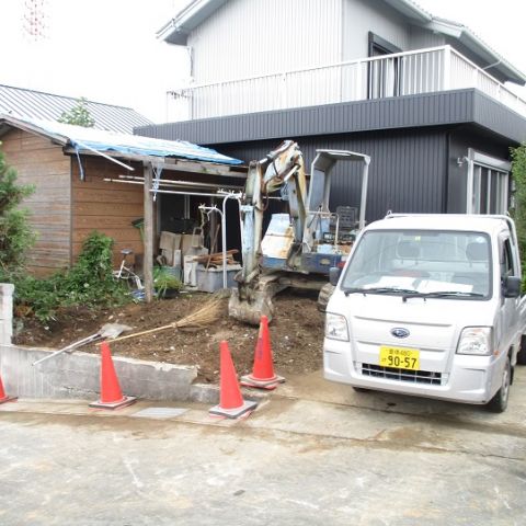 O様邸諸々工事着工 写真