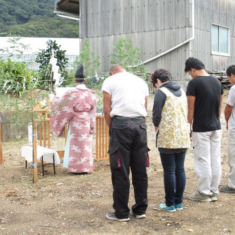 K様邸地鎮祭 写真