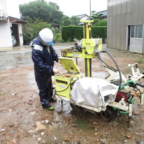 M様邸地盤調査 写真