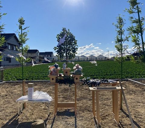 豊橋市K様邸地鎮祭 写真