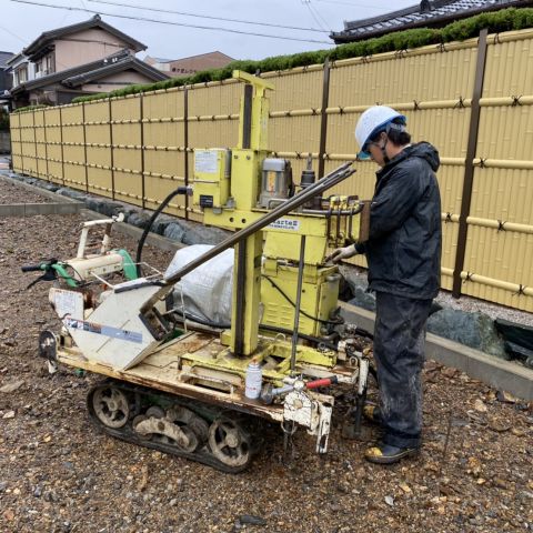 田原市K様邸地盤調査 写真