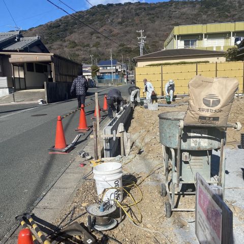 田原市H様邸着工 写真