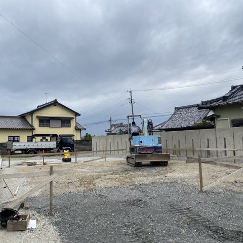 田原市T様邸着工 写真