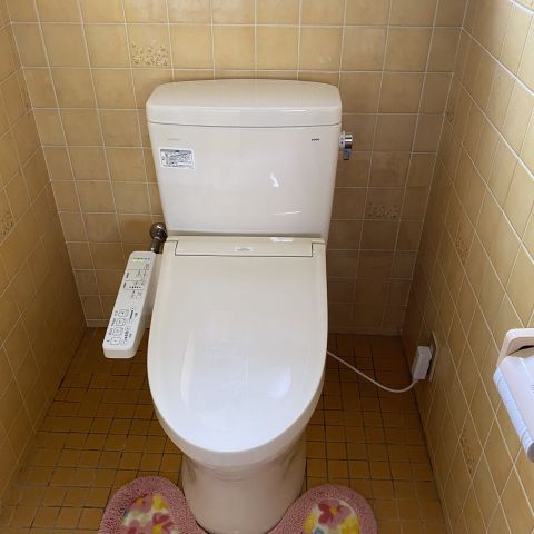 田原市S様邸トイレの便器交換完了 写真
