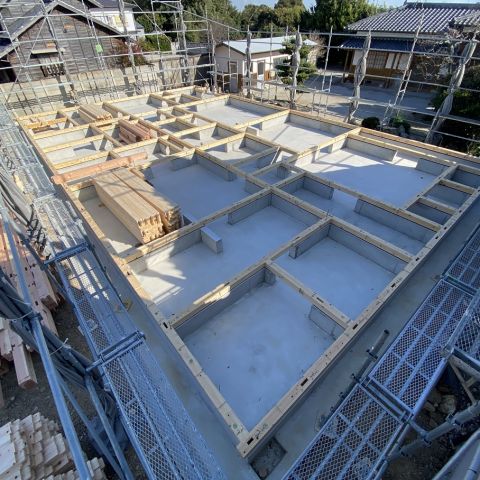 S様邸建方 写真