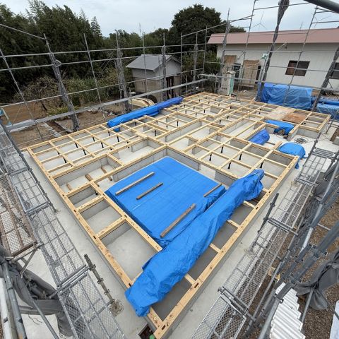 【新築】T様邸建方 写真