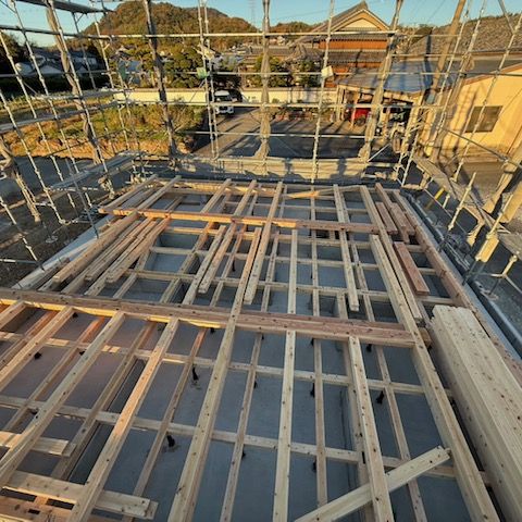 【新築】K様邸建方 写真